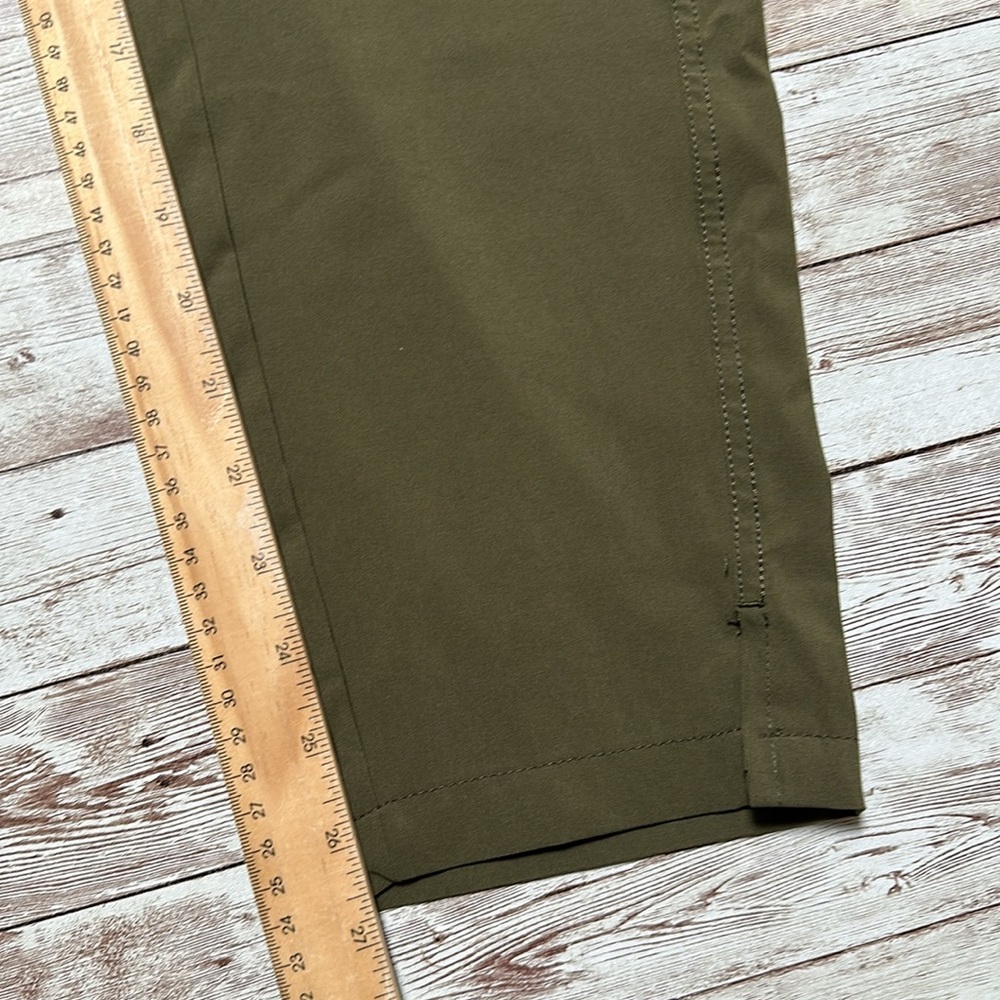 Eddie Bauer Departure Ankle Pant sz Small Women's Traveler Olive Green 51000283 - Picture 14 of 14